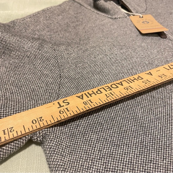 NWT Sweater Marine Layer RE Spun Men's Gray Color Long Sleeve Size M. - Picture 8 of 12